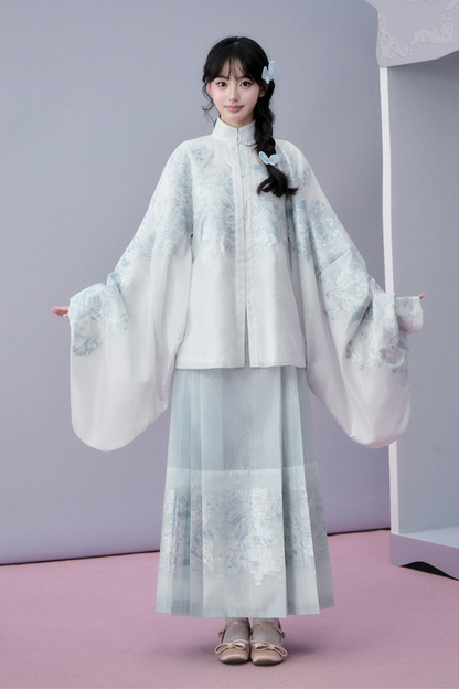 워터 미스트 퓨어 차이나 재킷 + 스커트 + 커버 스커트