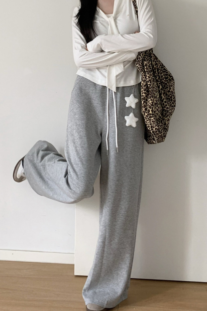 ワイドレッグスターペンダントパンツ