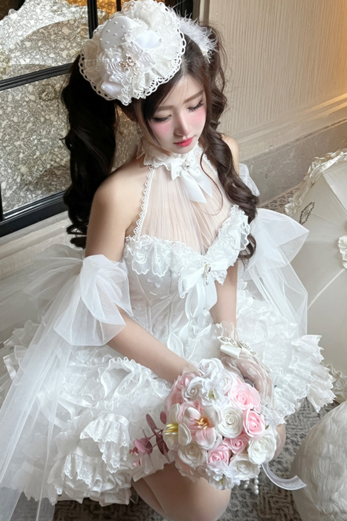 Short Swan Lolita Dress