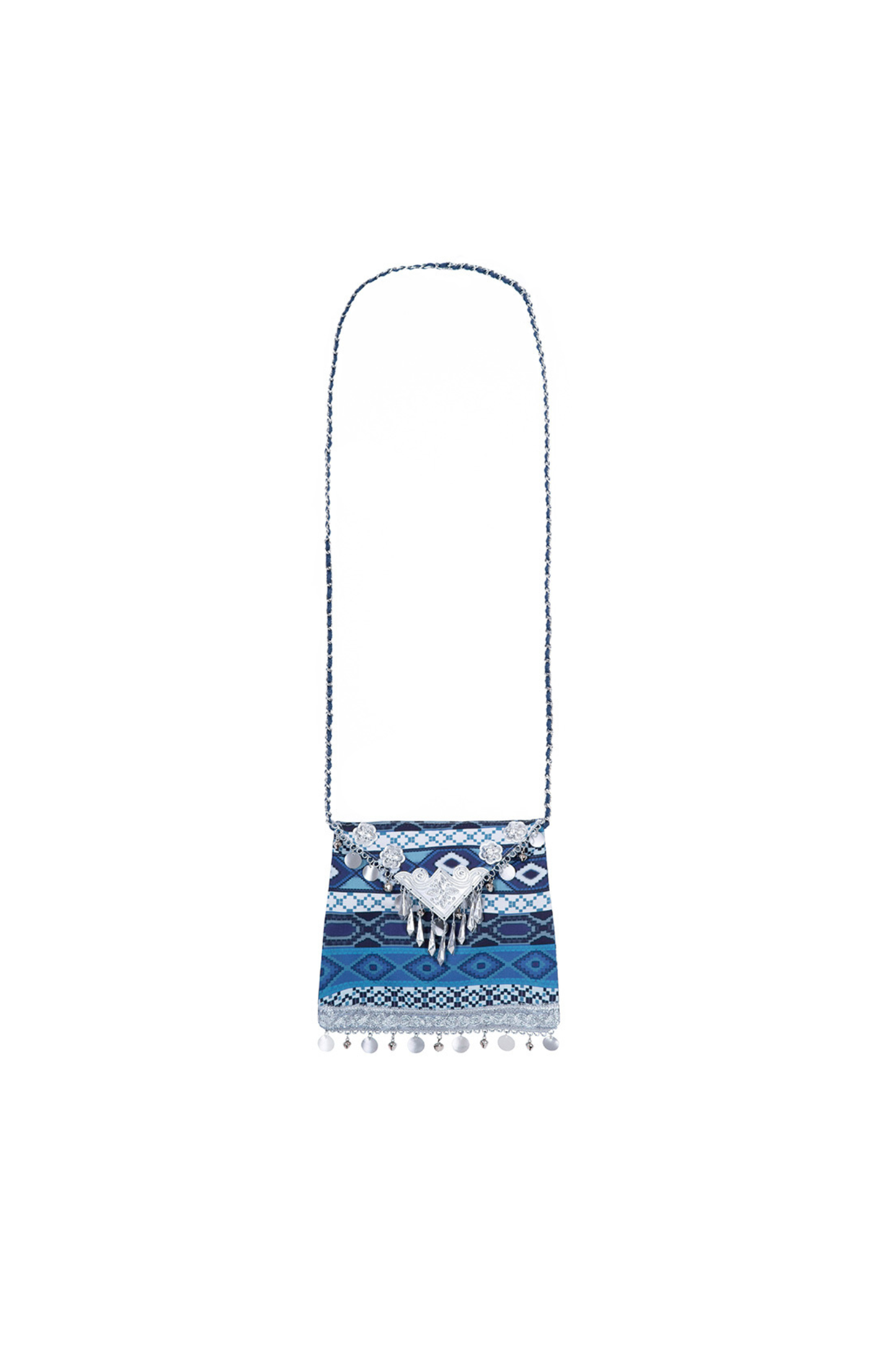 Weiyan Hulan ethnic vest + top + skirt + shoulder bag