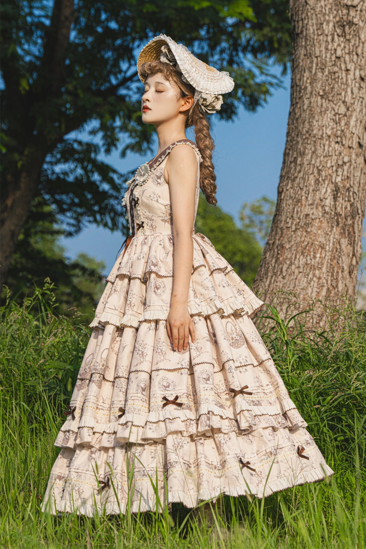 ブニングタイムエレガントロリータドレス+ドールカーディガン