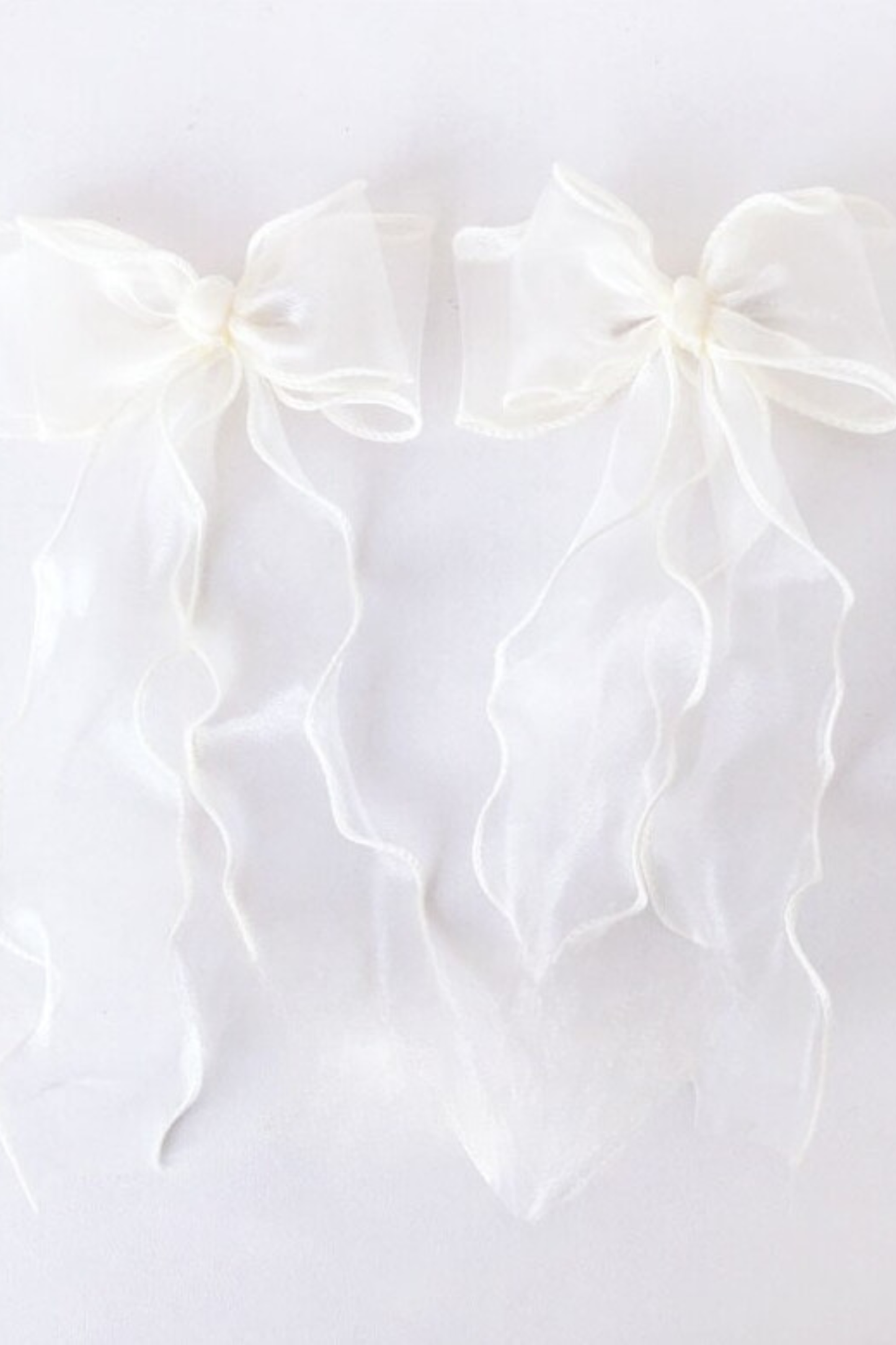 チュールリボンヘアピン