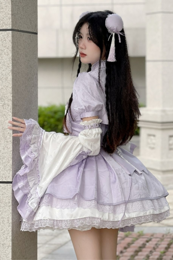 チャイナスモーキーロリータドレス