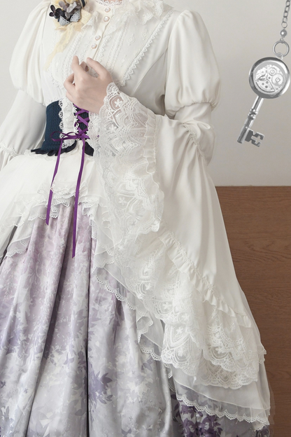 Stand collar princess sleeve Lolita blouse