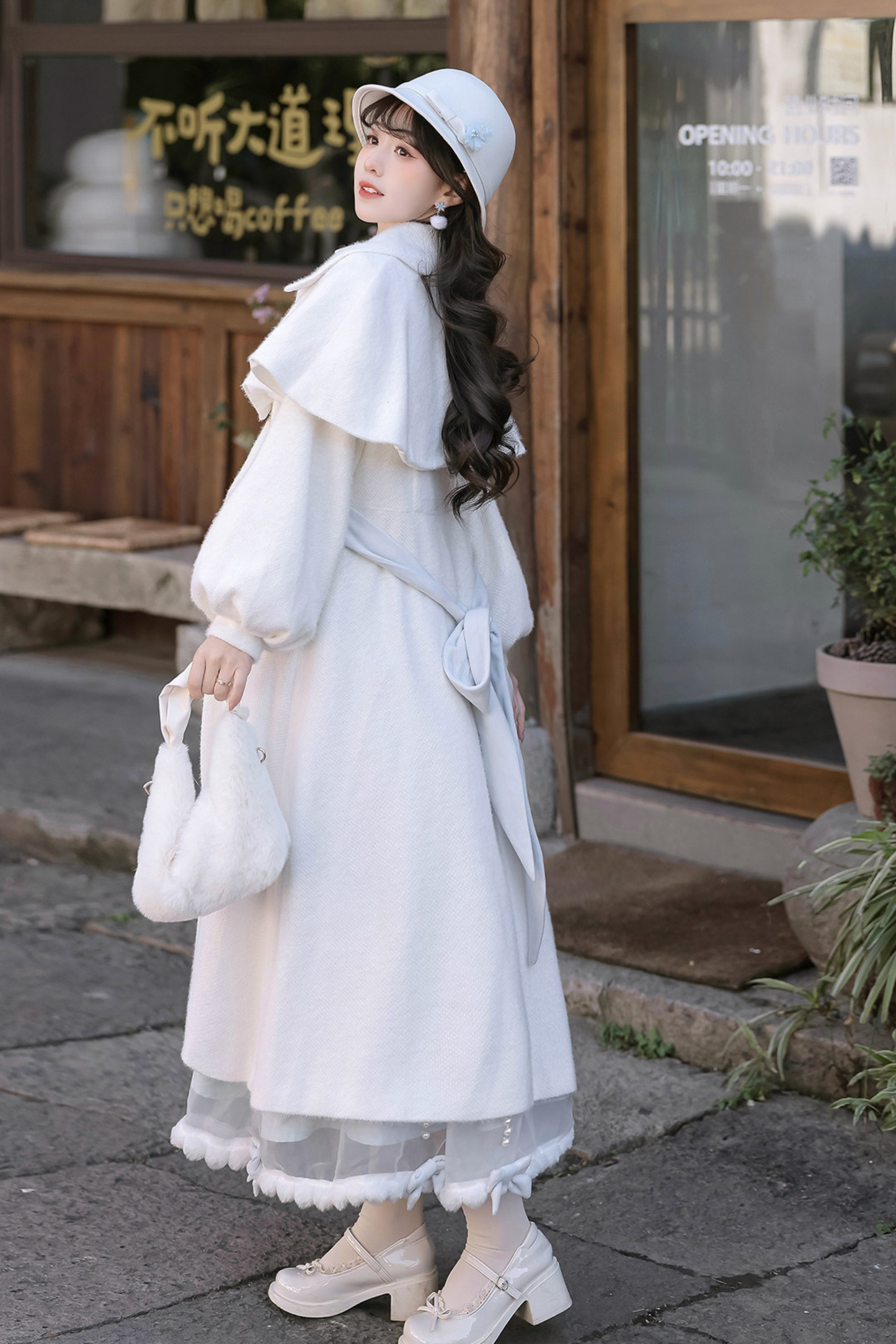 Clear Sky Lolita Mantel + Oberteile + Rock