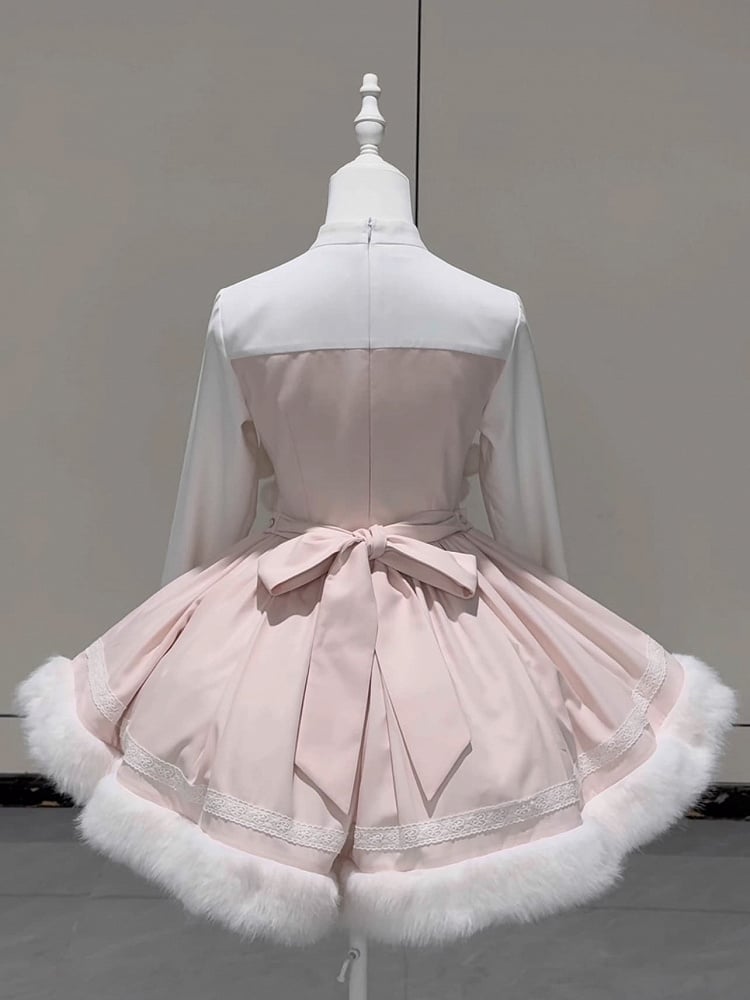 【12月19日予約締切】Sweet Dream Rabbitうさ耳フーディーファーケープ＋OPドレス＋サスペンダードレス＋インナートップス