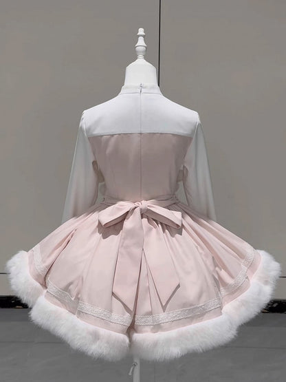 【12月19日予約締切】Sweet Dream Rabbitうさ耳フーディーファーケープ＋OPドレス＋サスペンダードレス＋インナートップス