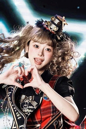 【7月18日預購截止】藍色/紅色/綠色偶像蘿莉塔系列帽子＋蝴蝶結髮箍