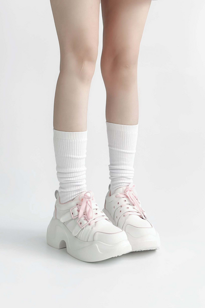 Subculture thick bottom sneakers