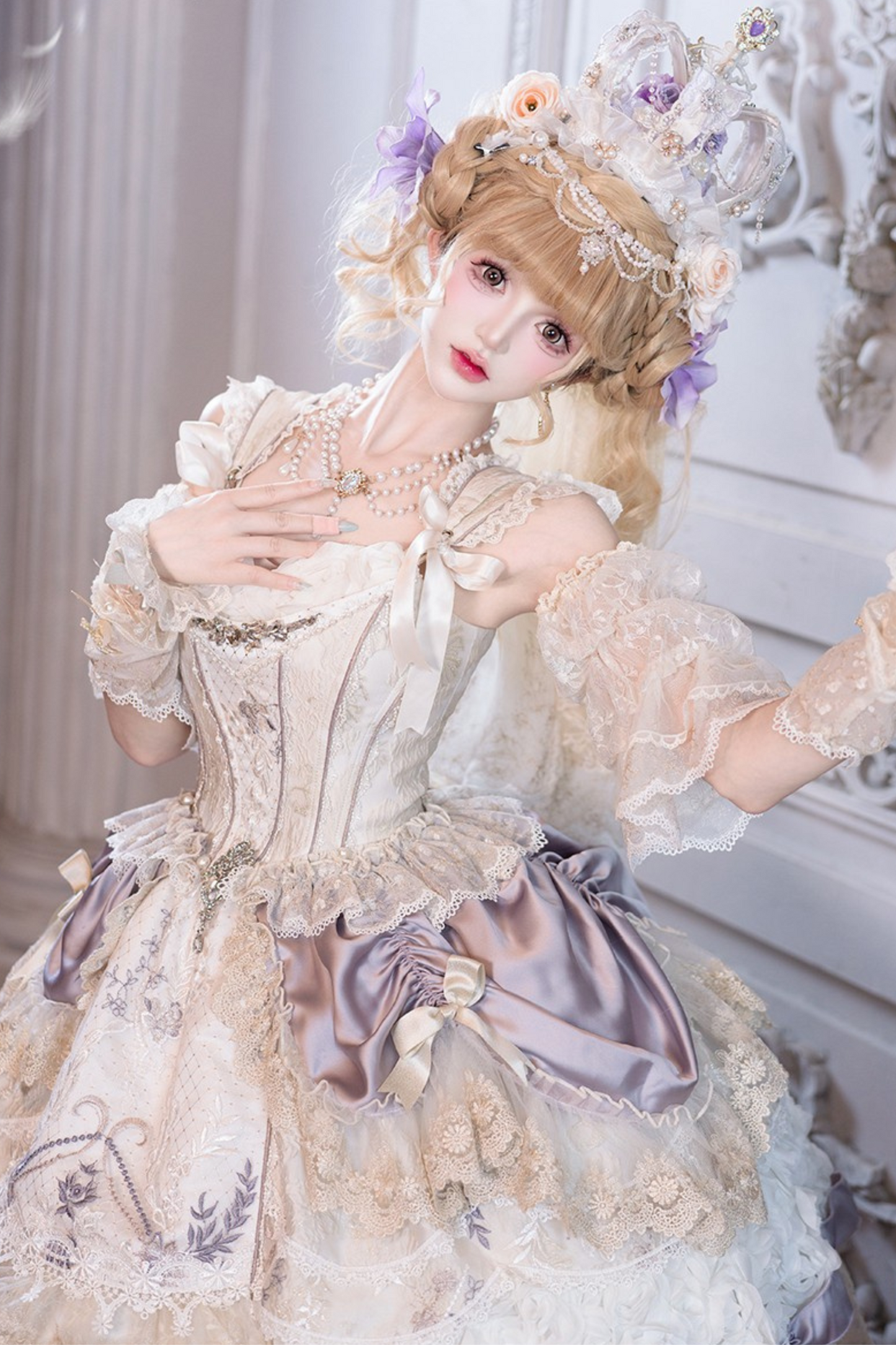 エレガントブライダルドレス＋ロリータアクセサリー