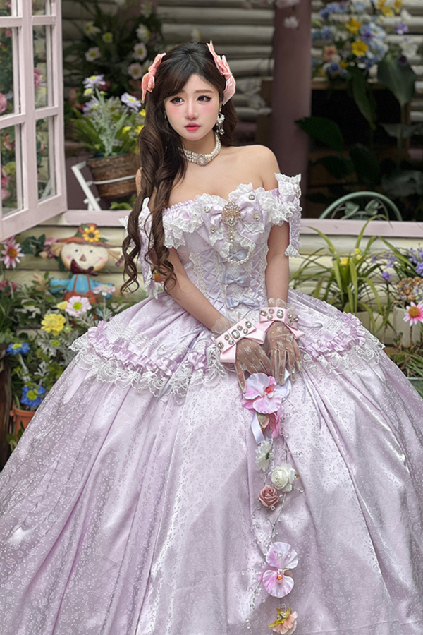 Off-Shoulder Sweet Kula Lolita Dress