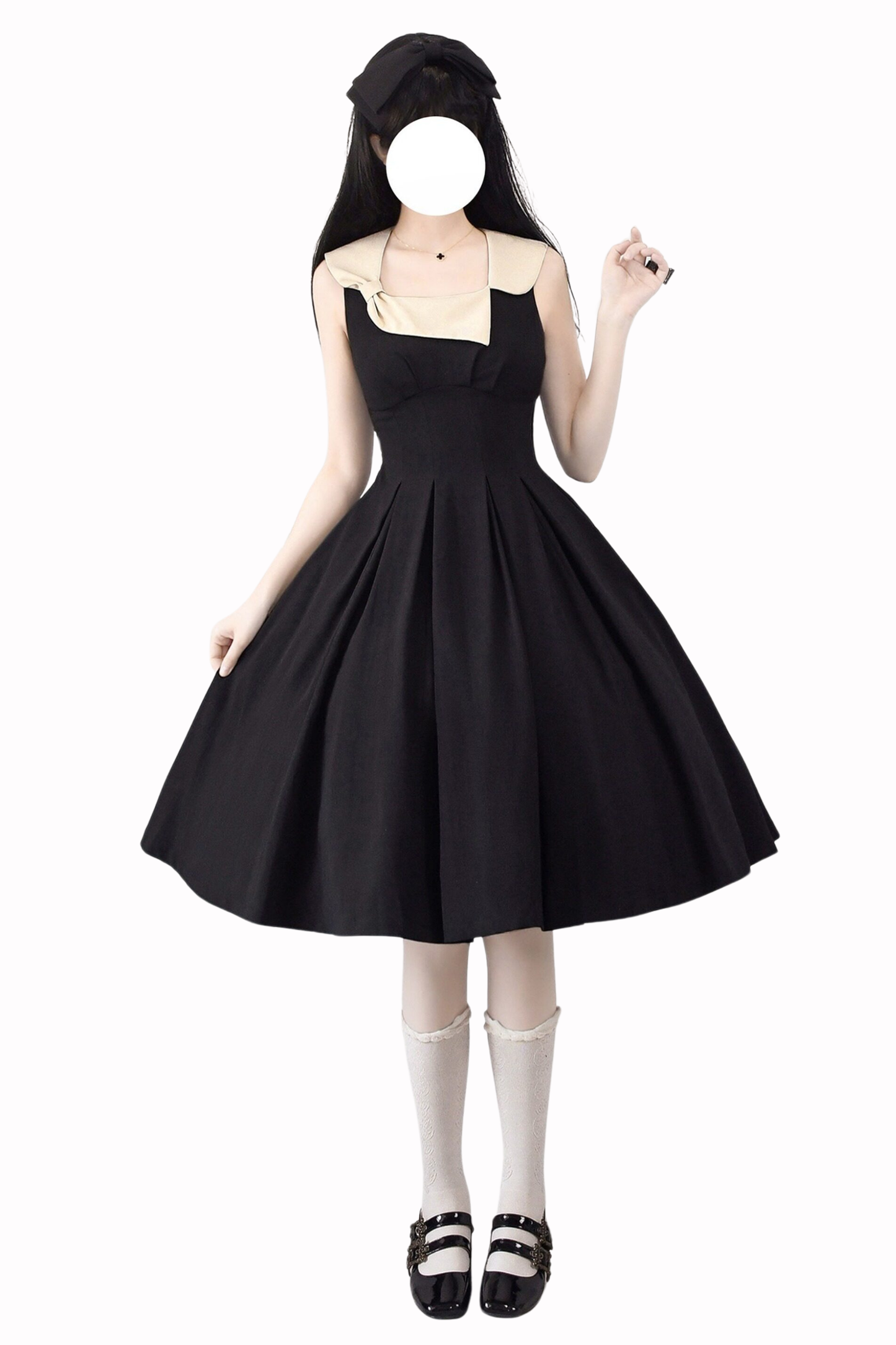 エレガントフレンチレトロフレアドレス+ショートジャケット