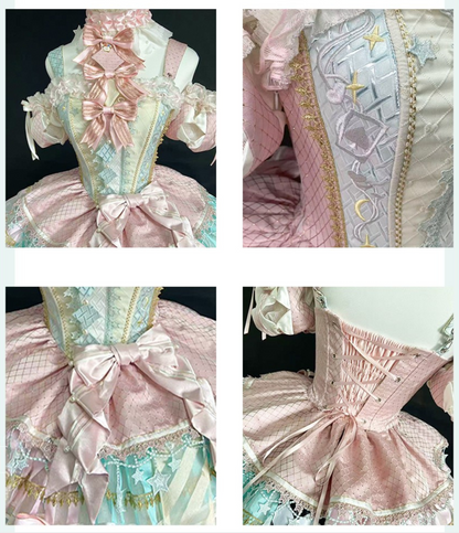 【12月26日予約締切】サーカスシリーズファンフェアキャンディカラーロリータピエロドレス＋フルセットA/B