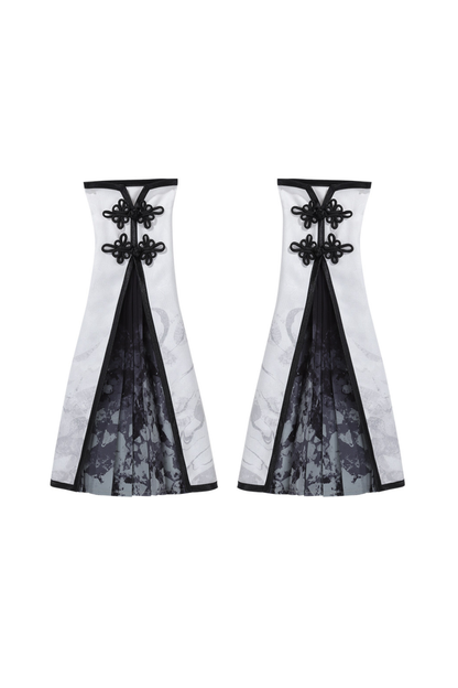 チャイナビッグスリーブケープ+シャツ+ロングスカート+ウエストベルト+チャイナトップス+スカート+キャミソールドレス+レッグウォーマー