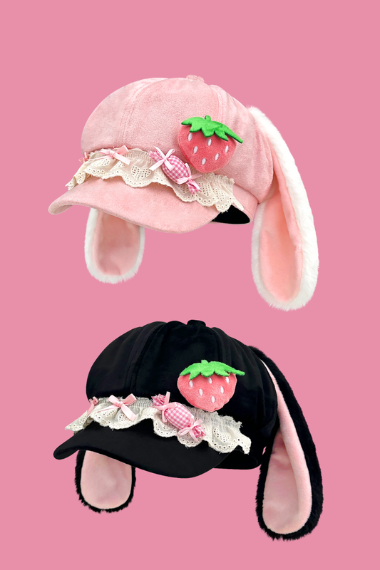 ラビットイヤーストロベリーハット