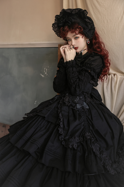 Lace Goth Subculture Dark Star Island Lolita Dress