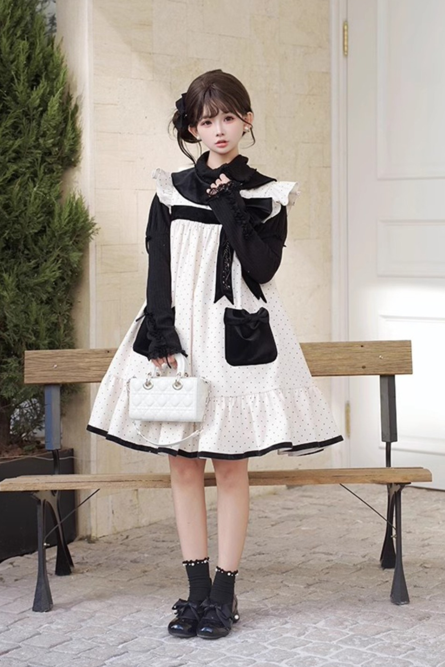 エーデルワイスフライスリーブドレス