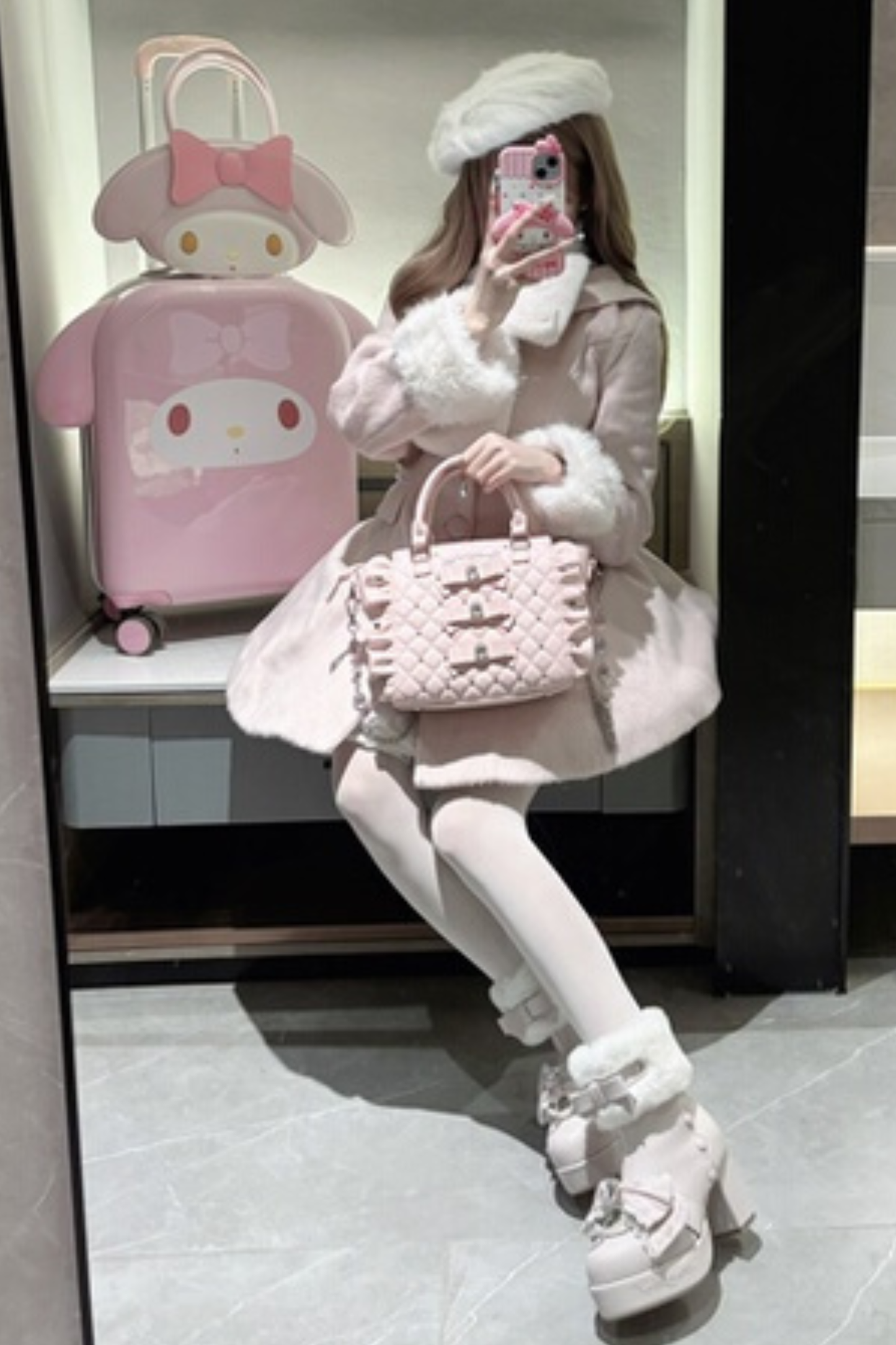 イミテーションフォックスファーコート