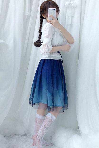 Fairy Lolita Starry Sky Dress Setup