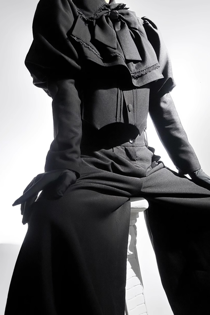 レトロゴシックロリータジャケット+パンツ