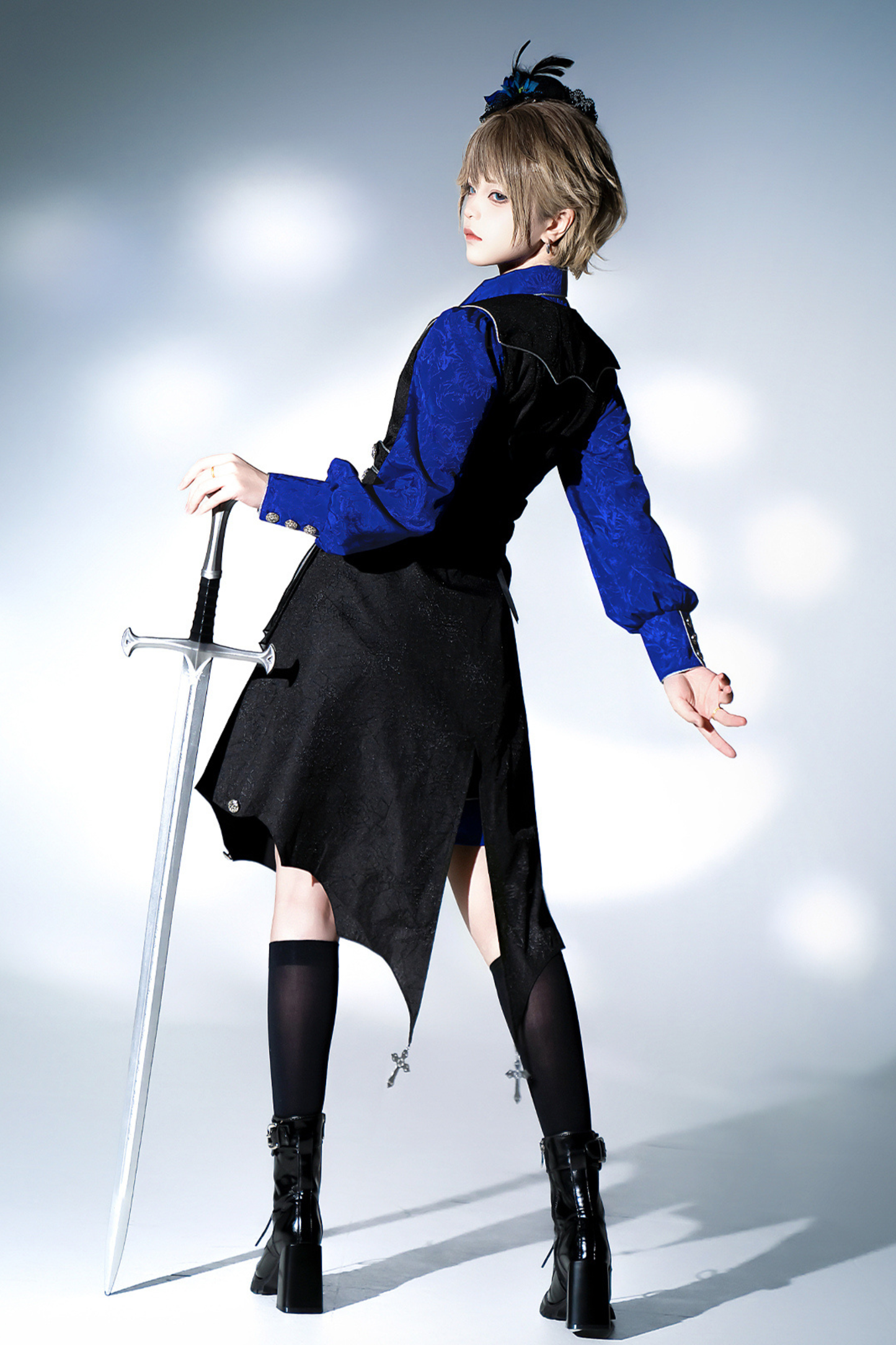 ムーンリットナイトシャツ+ベスト+ショートパンツ