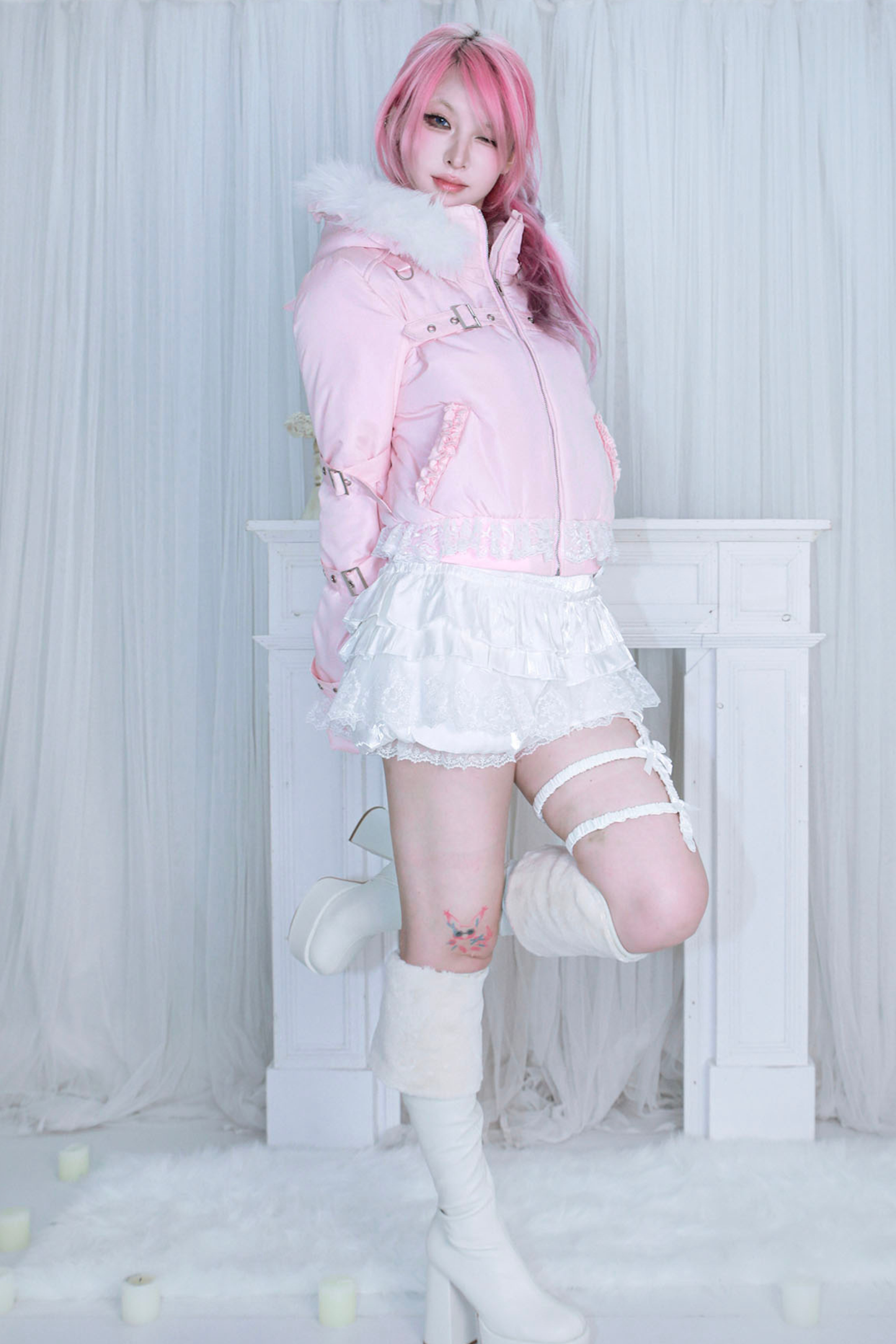 バックルストラップパンクアウター