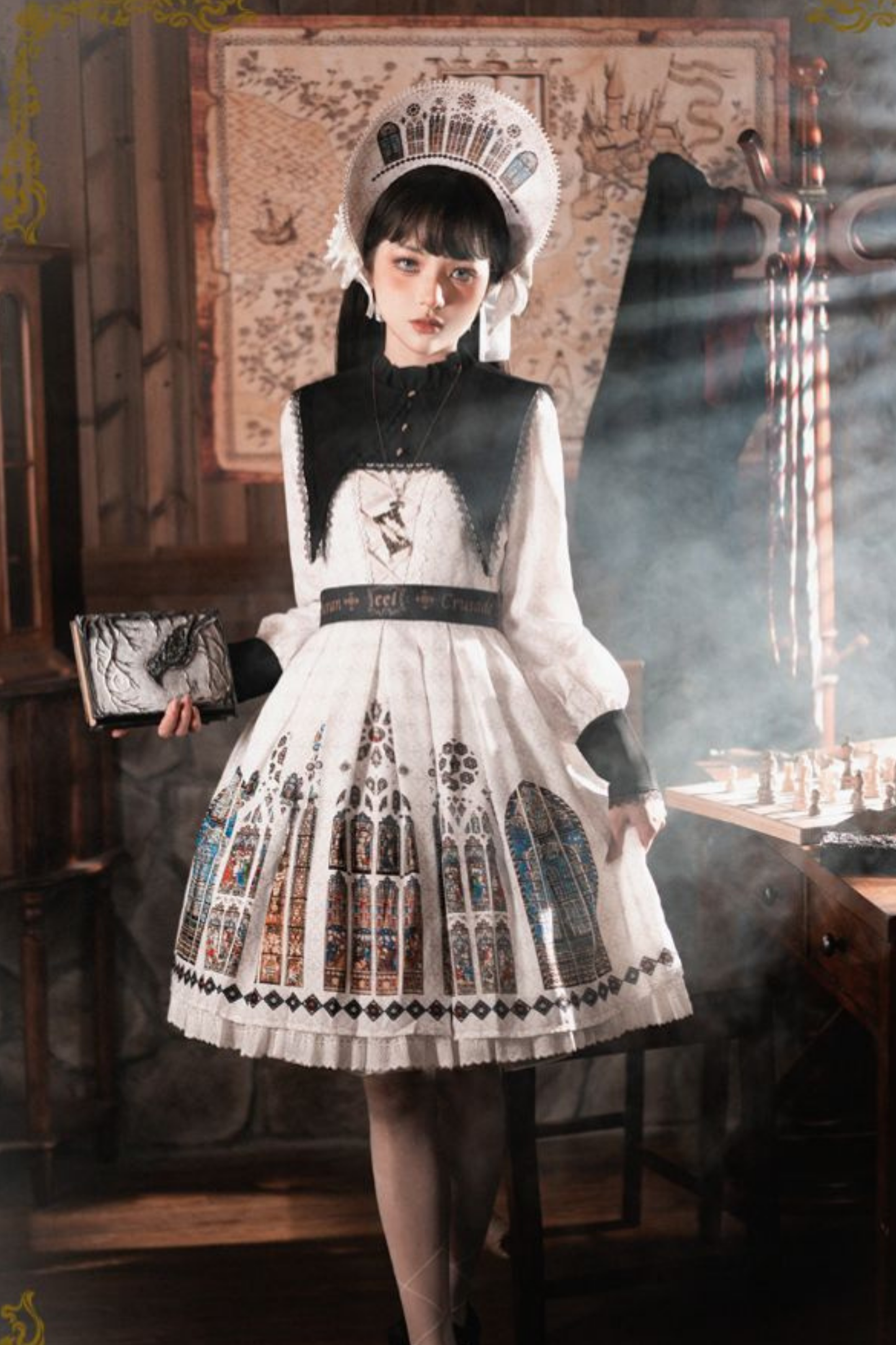 Gothic Classic Crown Lolita Dress