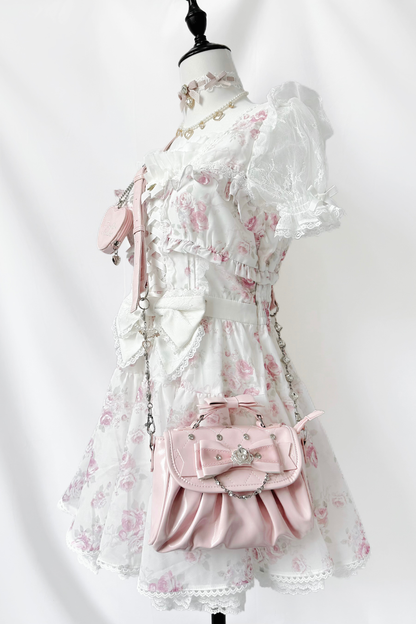 バッグラインストーンエレガントショルダーバッグ