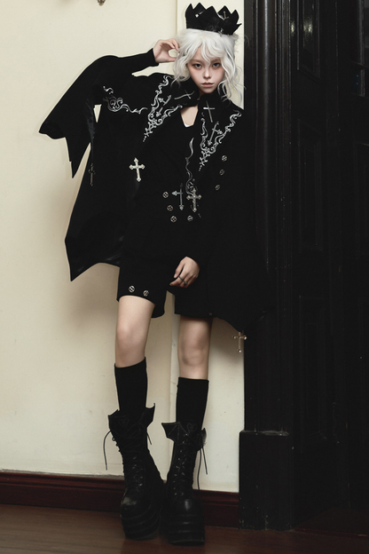 エターナルナイトゴシックケープ+トップス+パンツ