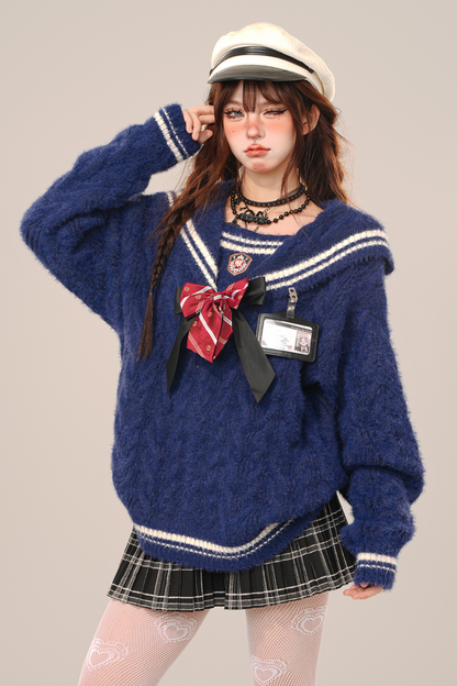 スクールセーラーニット