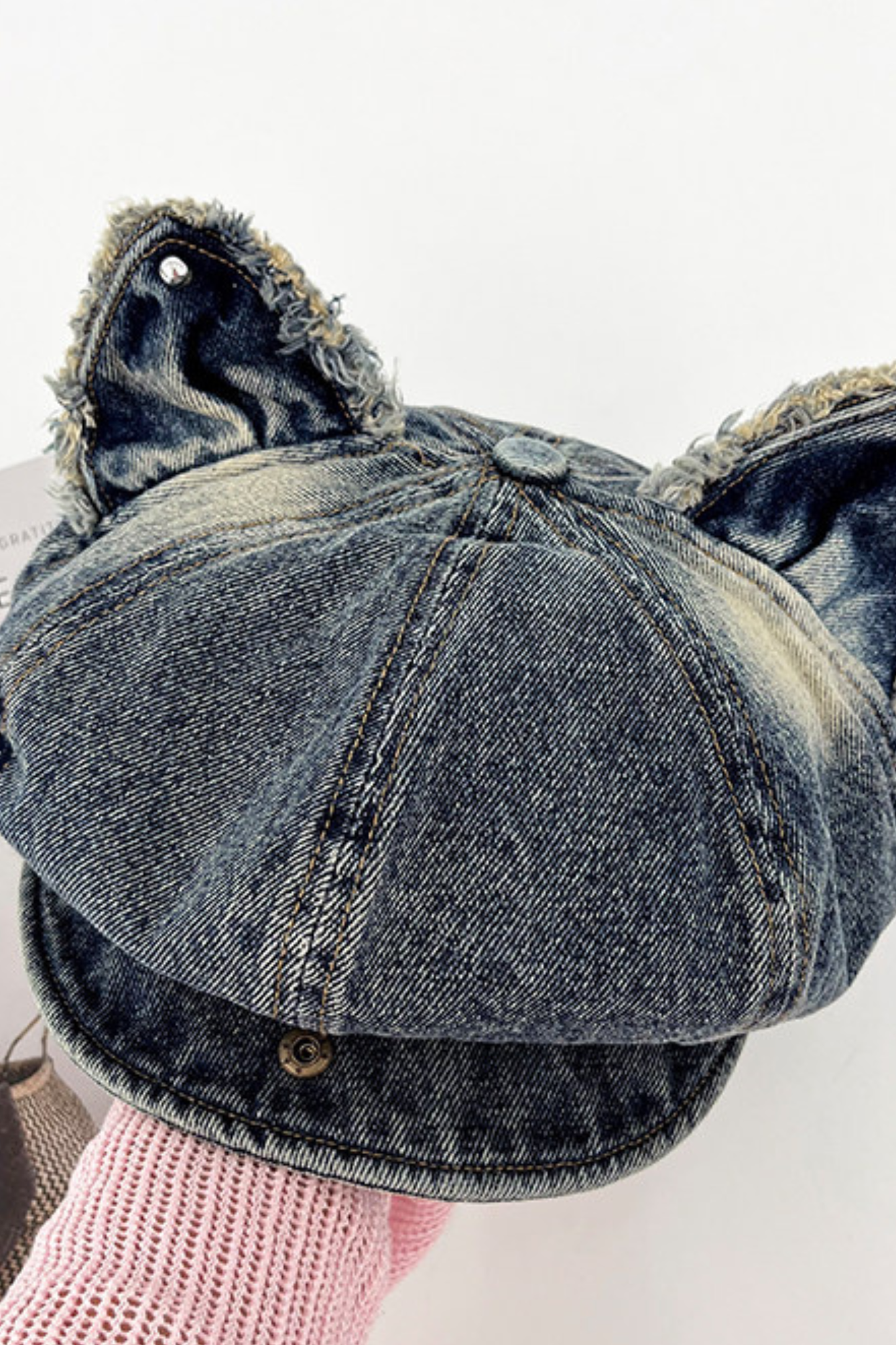 オッシュデニムキャットイヤーハット