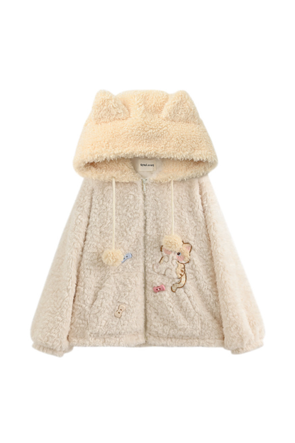 キャットフードファーコート