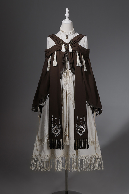 Dream Weaver Dress + Outerwear + Necklace