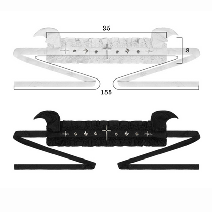 Camilla Spider Web Bat Gothic Dark Headdress Accessory