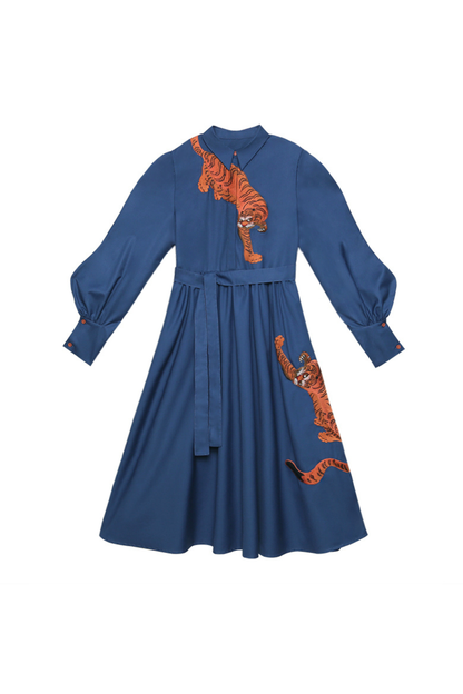 フレンチヴィンテージタイガーワンピース