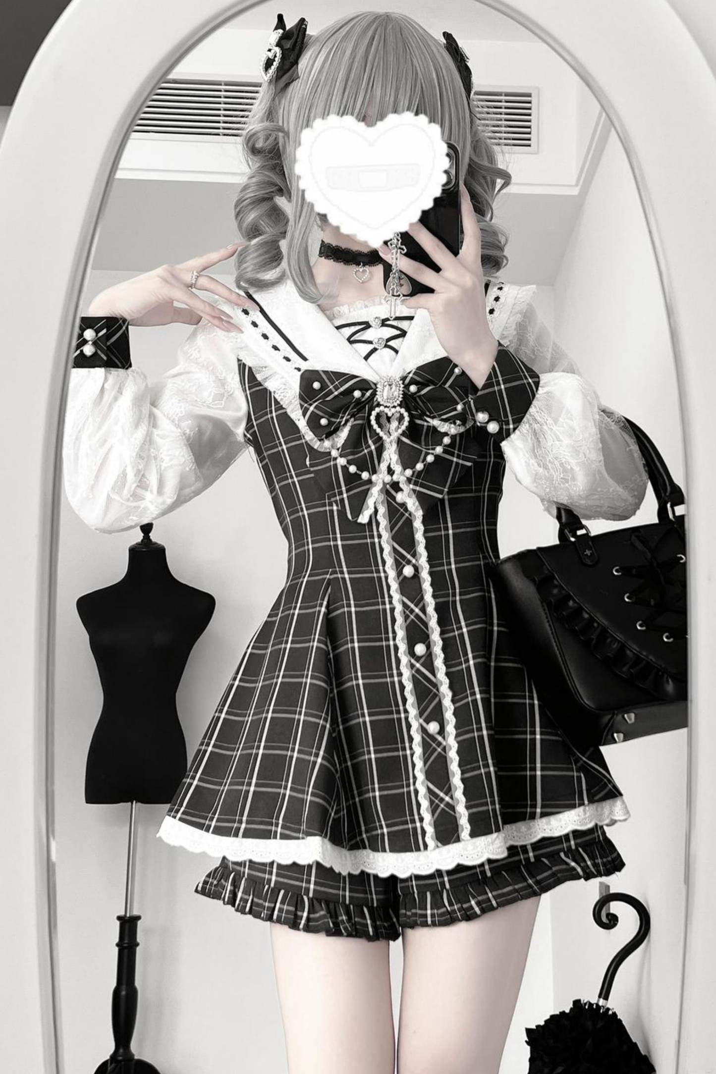 Jen Sweetheart Peplum Top + Shorts