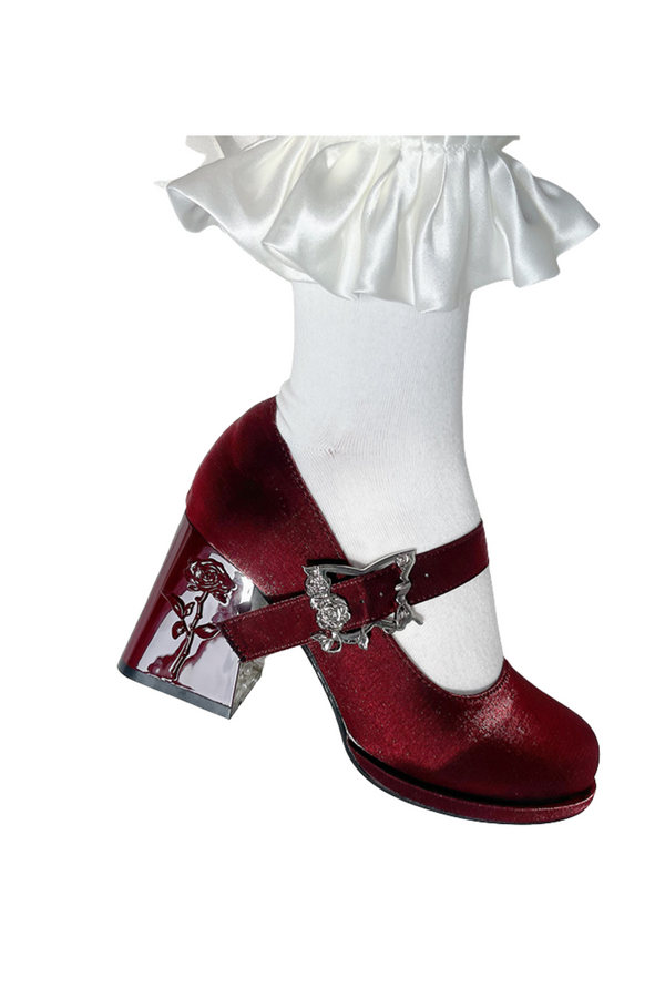 Floating Dreamland Platform Block Heels