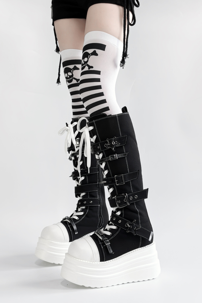 Y2K Punk Platform Boots