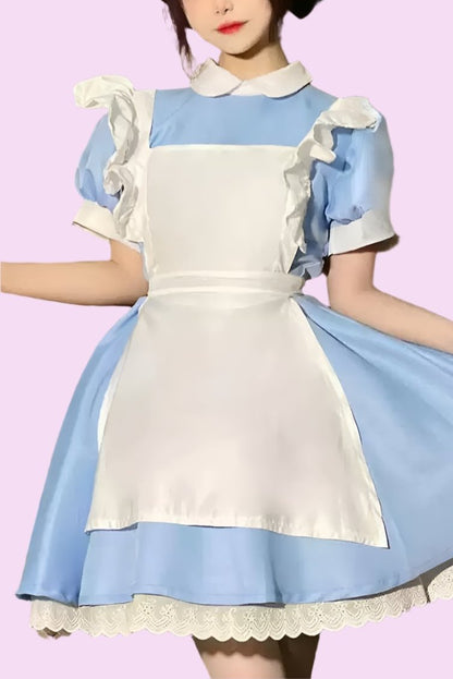 Powder Blue Alice Made Dress Set