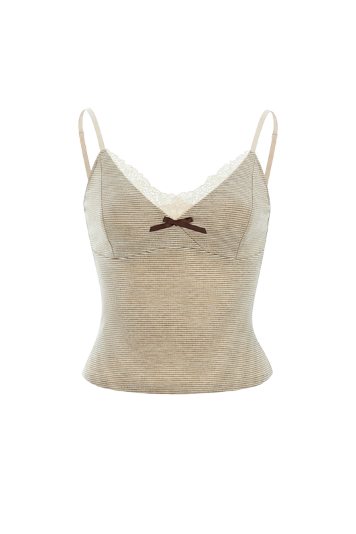 Ribbon design lace camisole