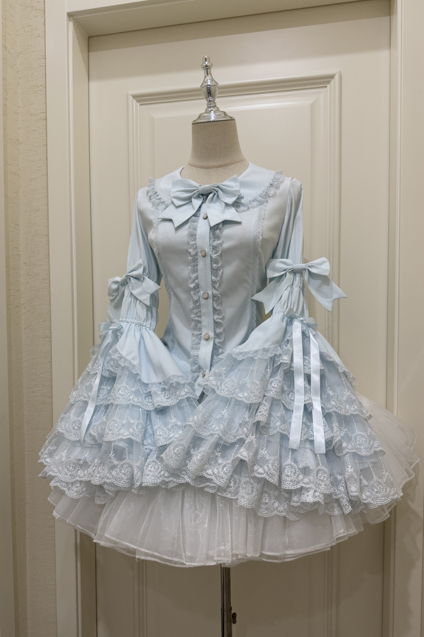 プリンセスリボンフリルスリーブシャツ