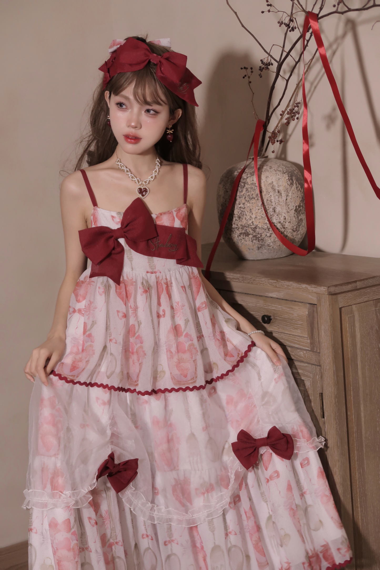 ストロベリーボックスロリータキャミソールドレス