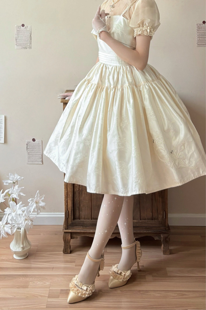 エレガントポインテッドトウロリータシューズ