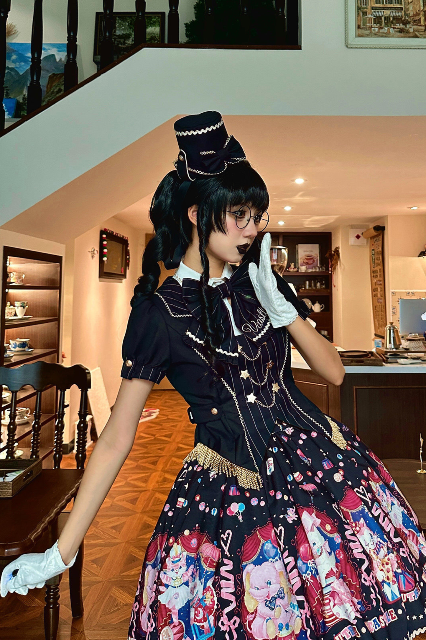 サーカスサスペンダーロリータドレス＋スカート