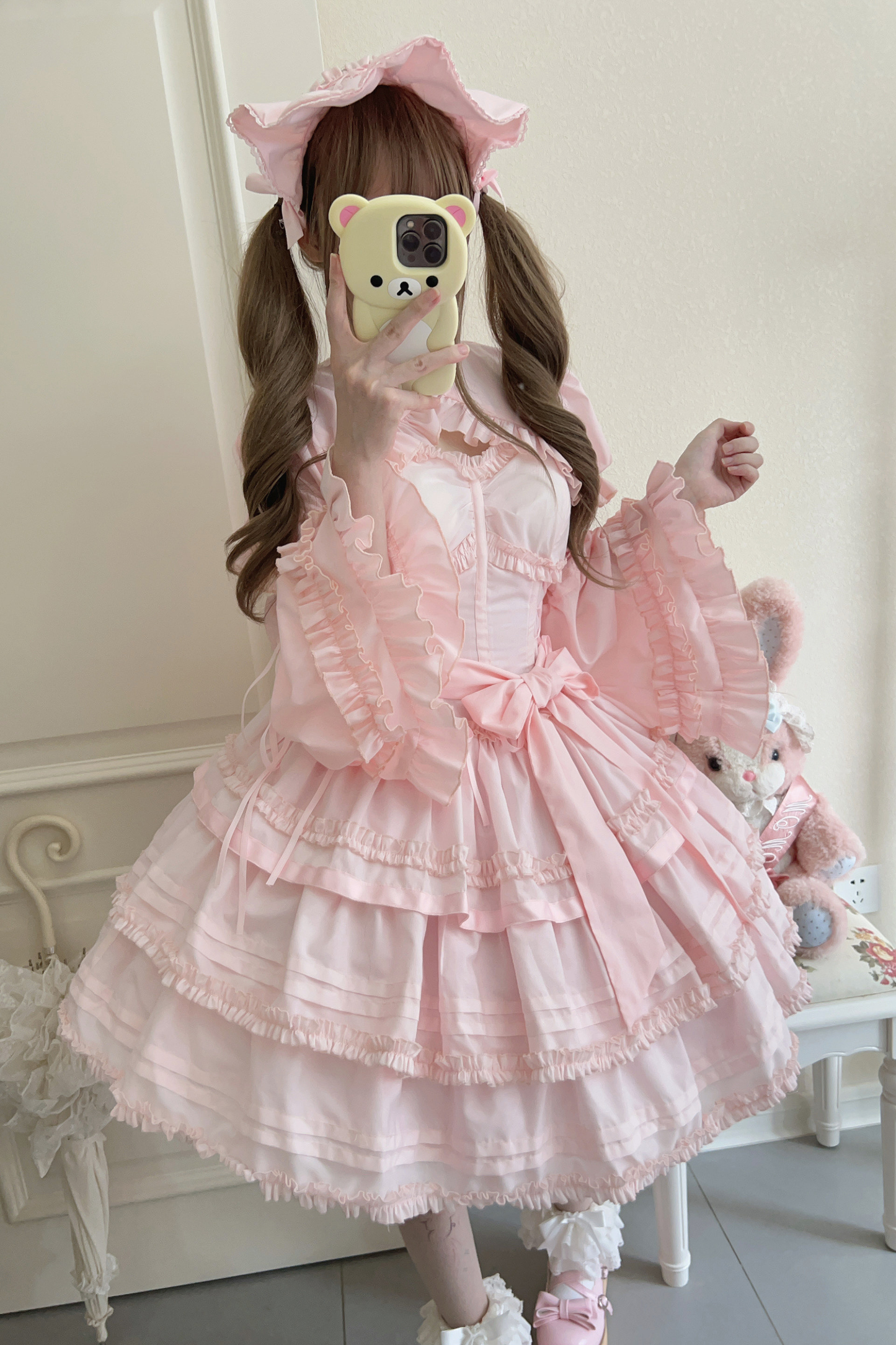 Sweet Fishbone Waist Lolita Dress
