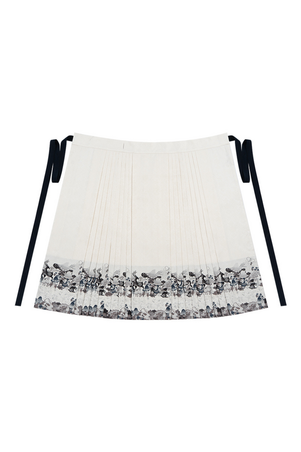 マジックマッシュルームエプロン＋スリーブロングドレスコート＋スカート