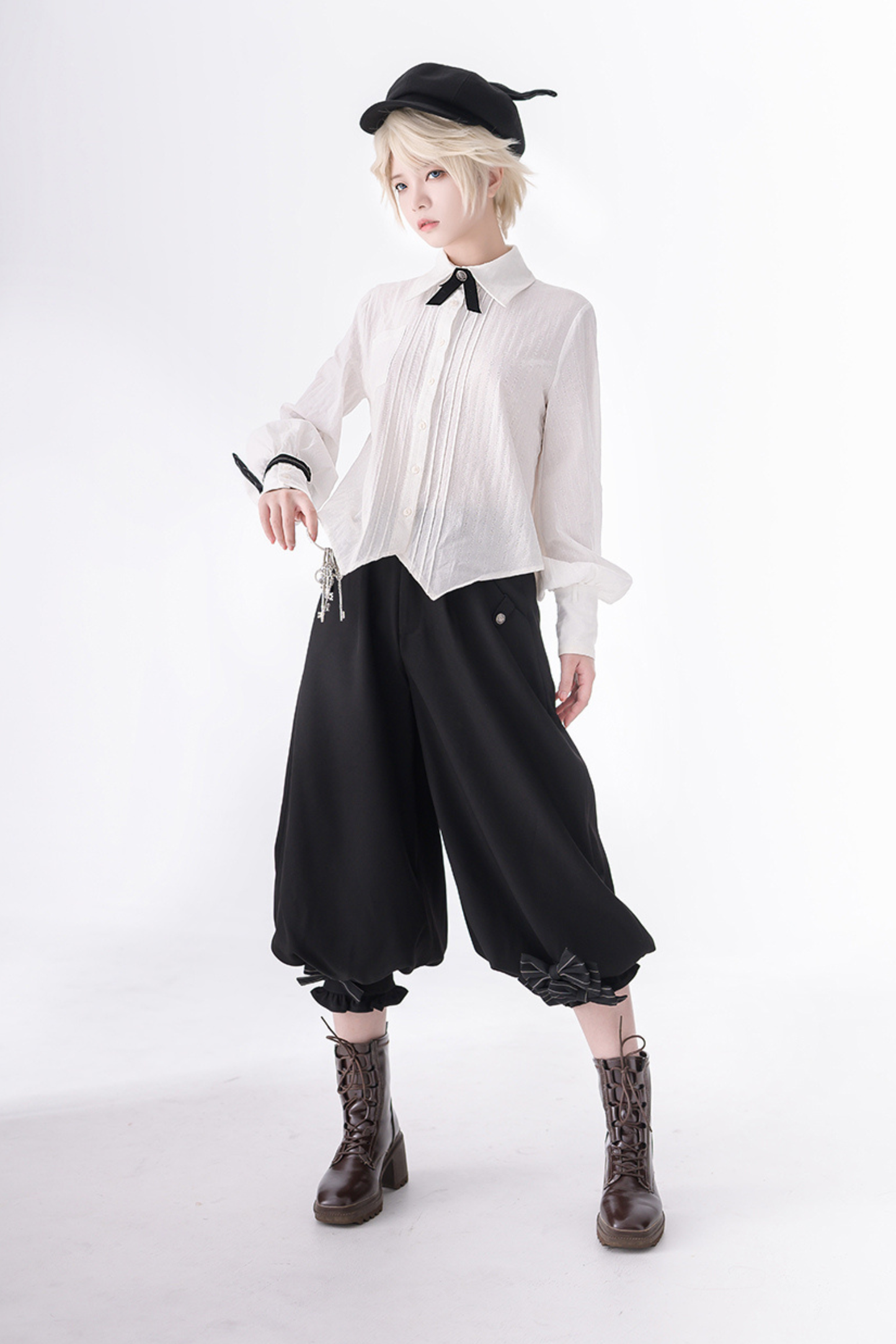 クールシックベスト+シャツ+バルーンパンツ