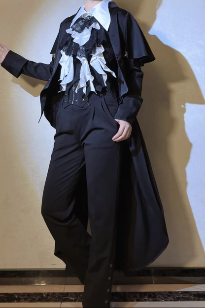 プリンスロリータブラウス+フリルネクタイ