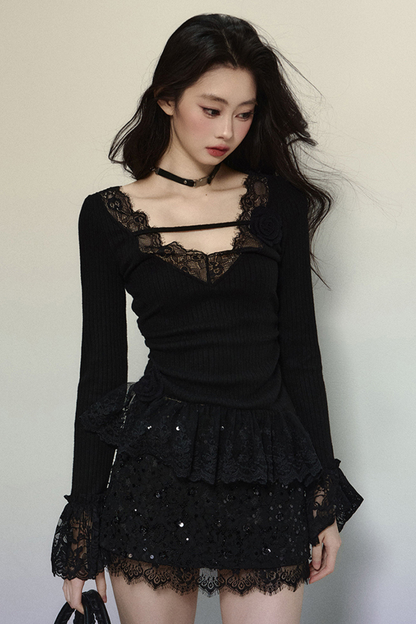 Munich Love Letter Lace Top