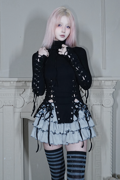 リボンゴシックケーキキュロット